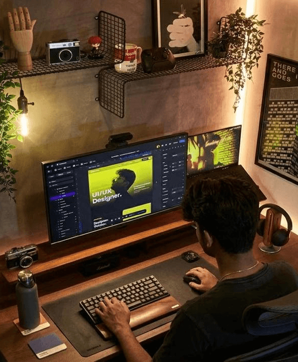 Ai generated image of Jabed Arman, a UI/UX Designer.