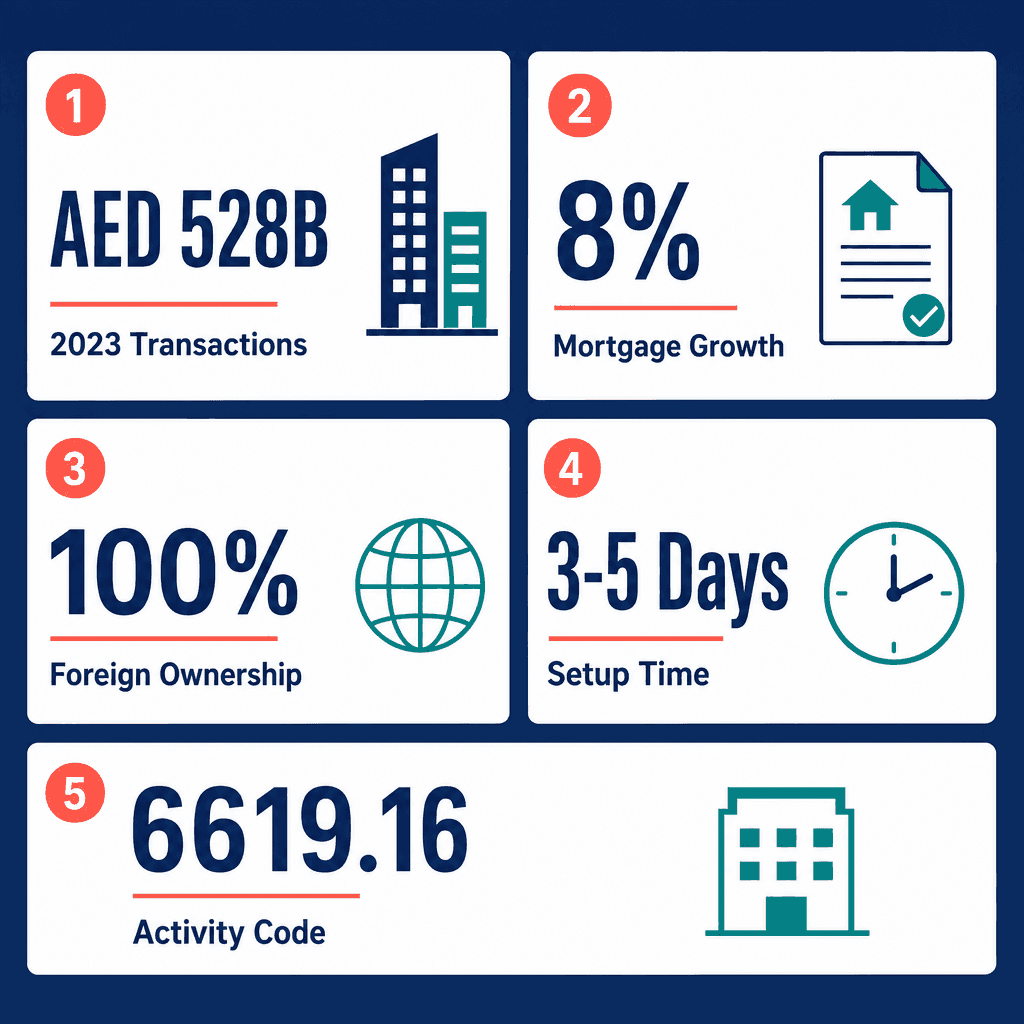 Infographic: Mortgage Consultancy Business License in Dubai
