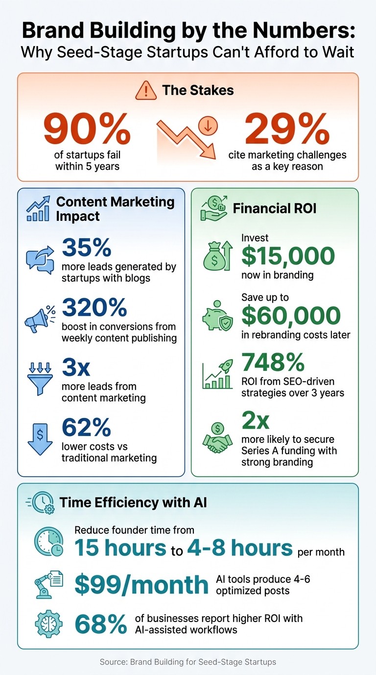 Key Branding Statistics and ROI for Seed-Stage Startups