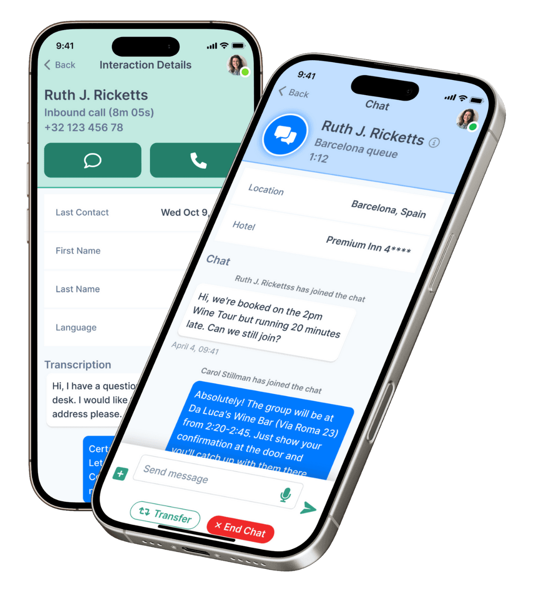 Mobile App for Amazon Connect screenshot