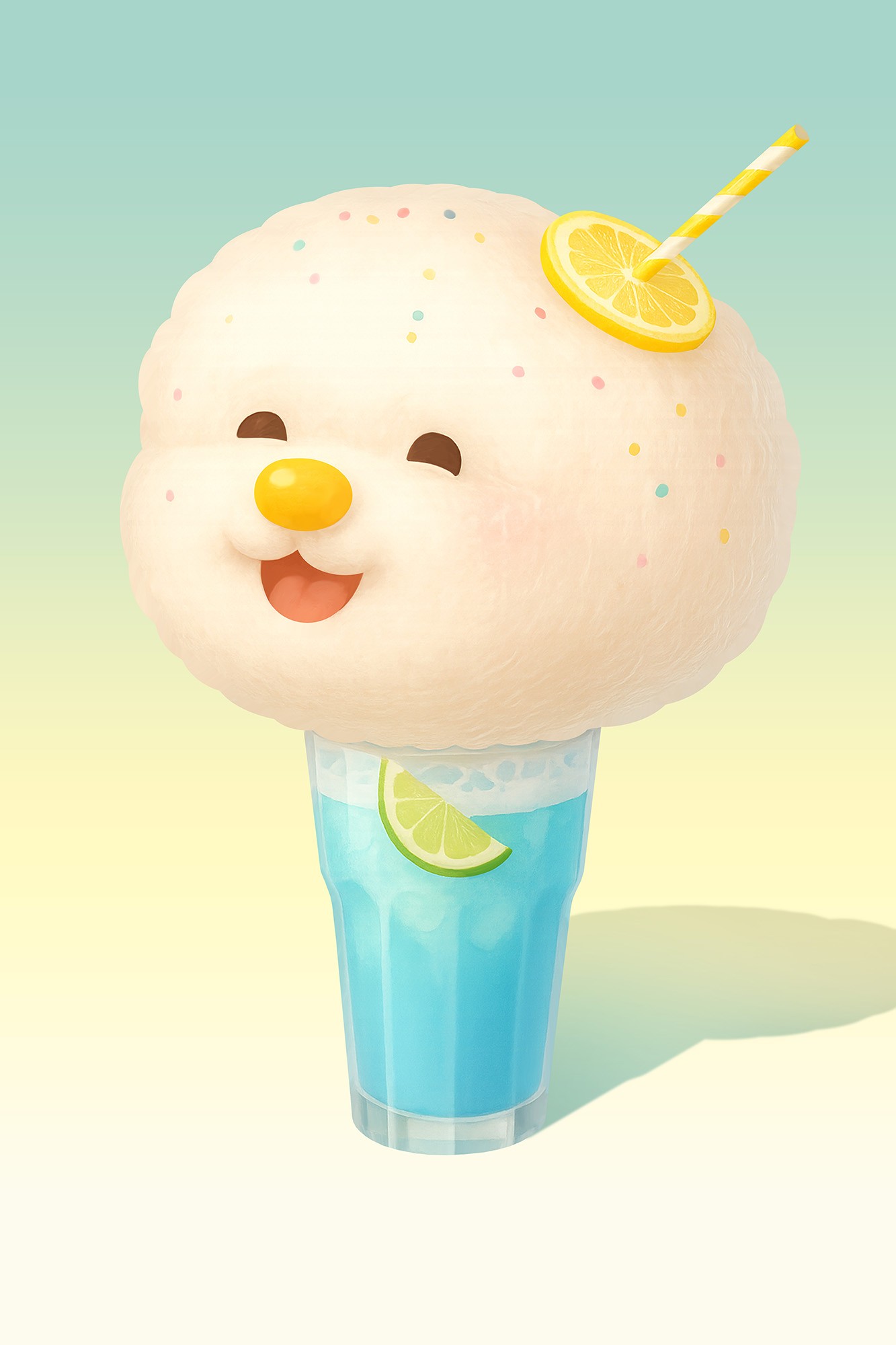Smile Pup — Cotton Candy Drink