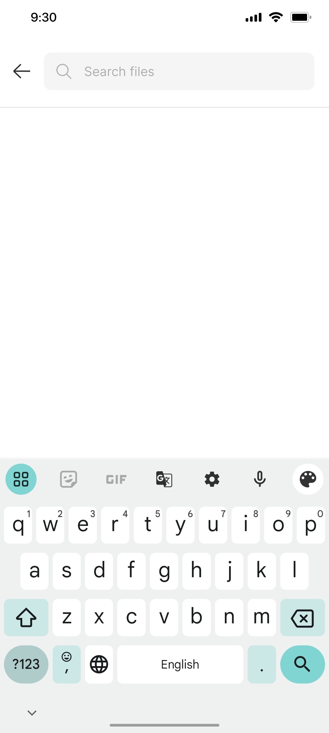 Figma Search bar screen