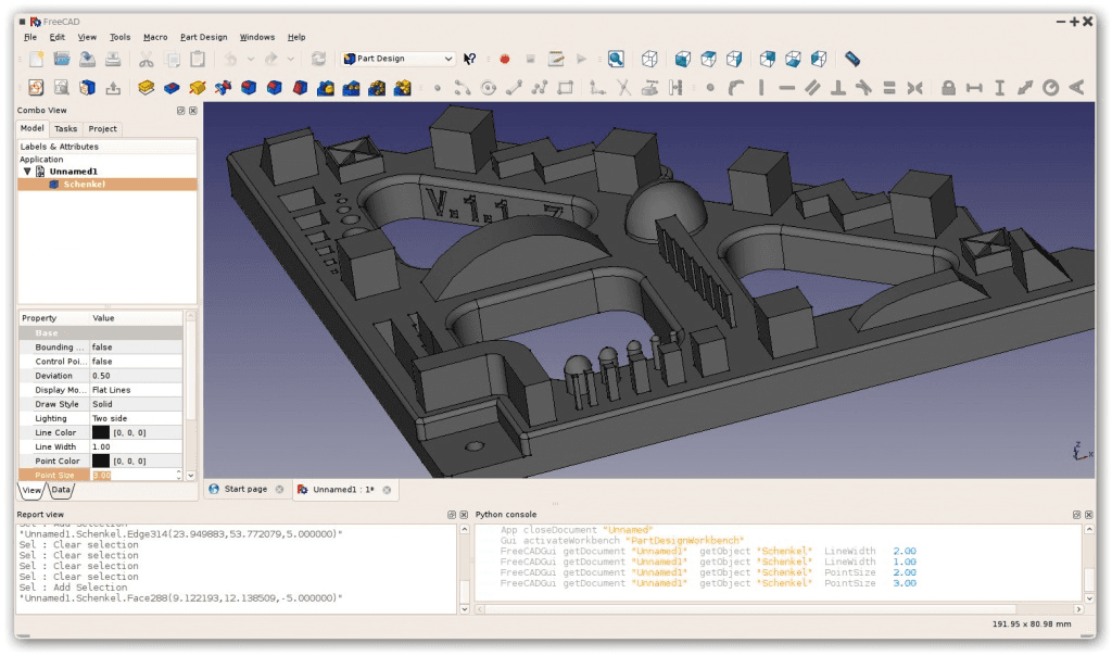 FreeCAD running on cloud computer