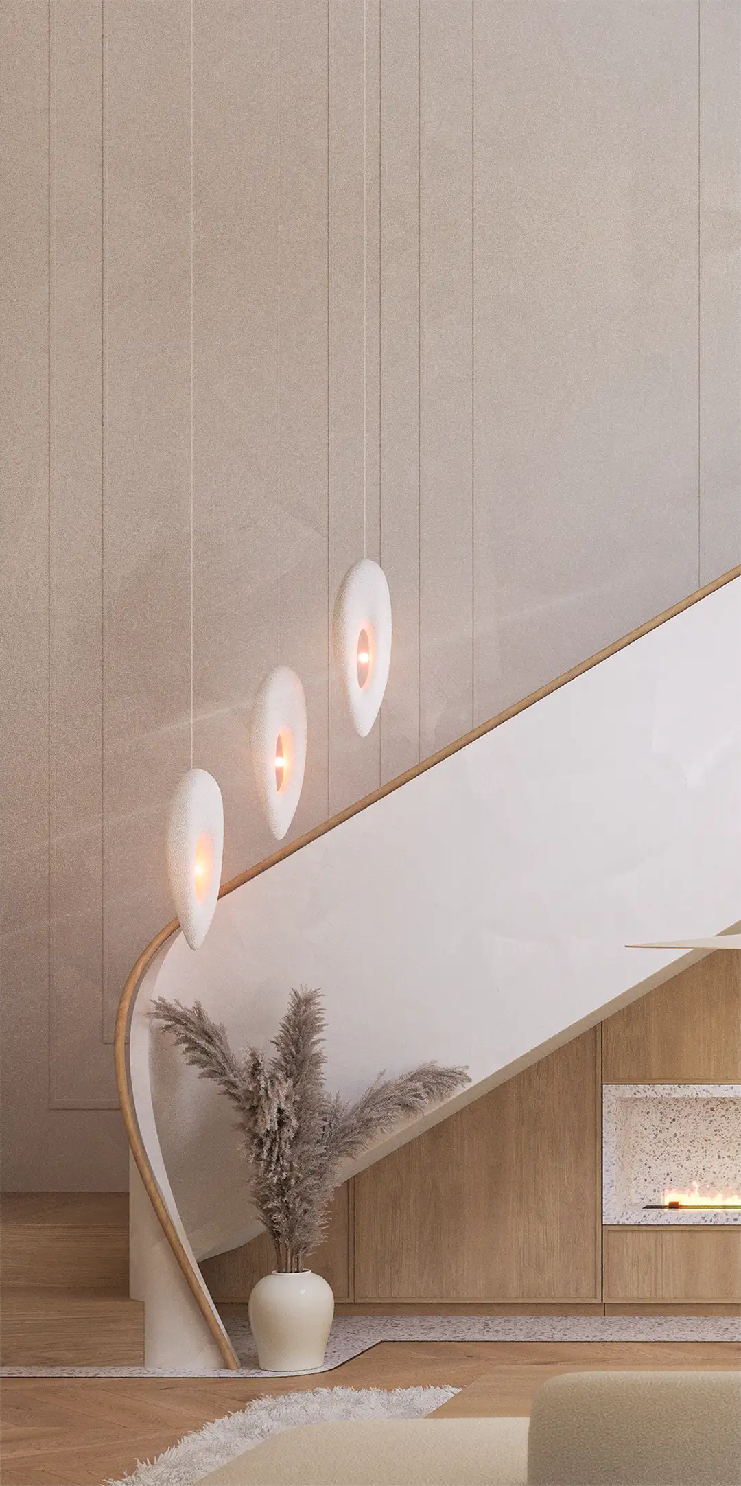 Dynamic picture of a cyclist riding downhill