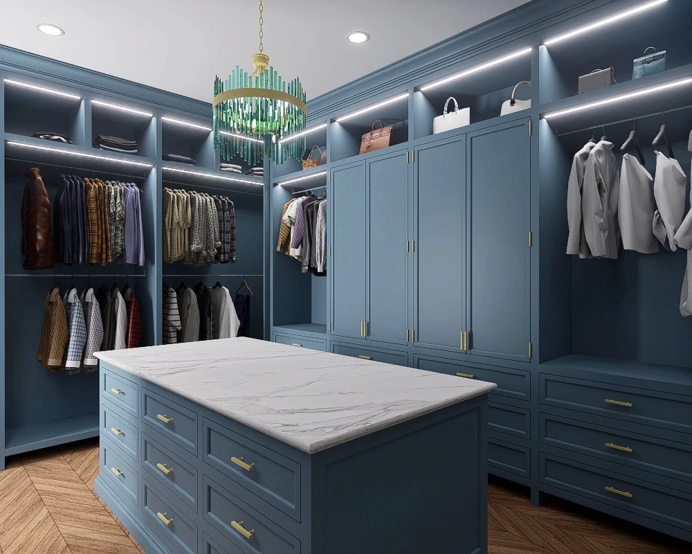 Master closet render