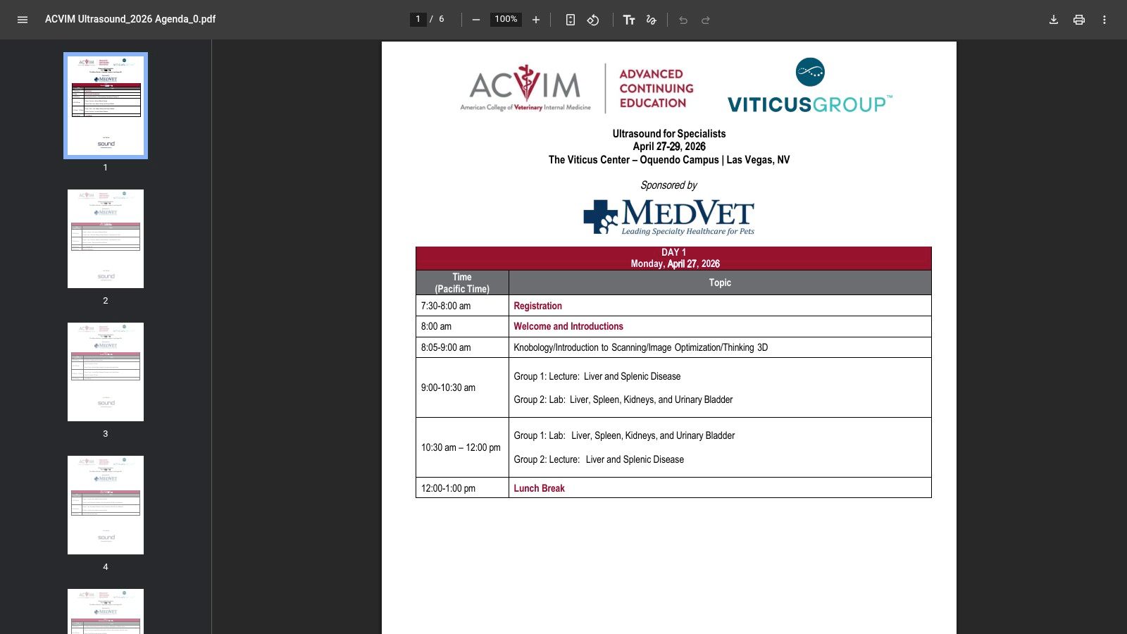 ACVIM Ultrasound for Specialists (Small Animal)