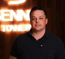 man in black suit jacket