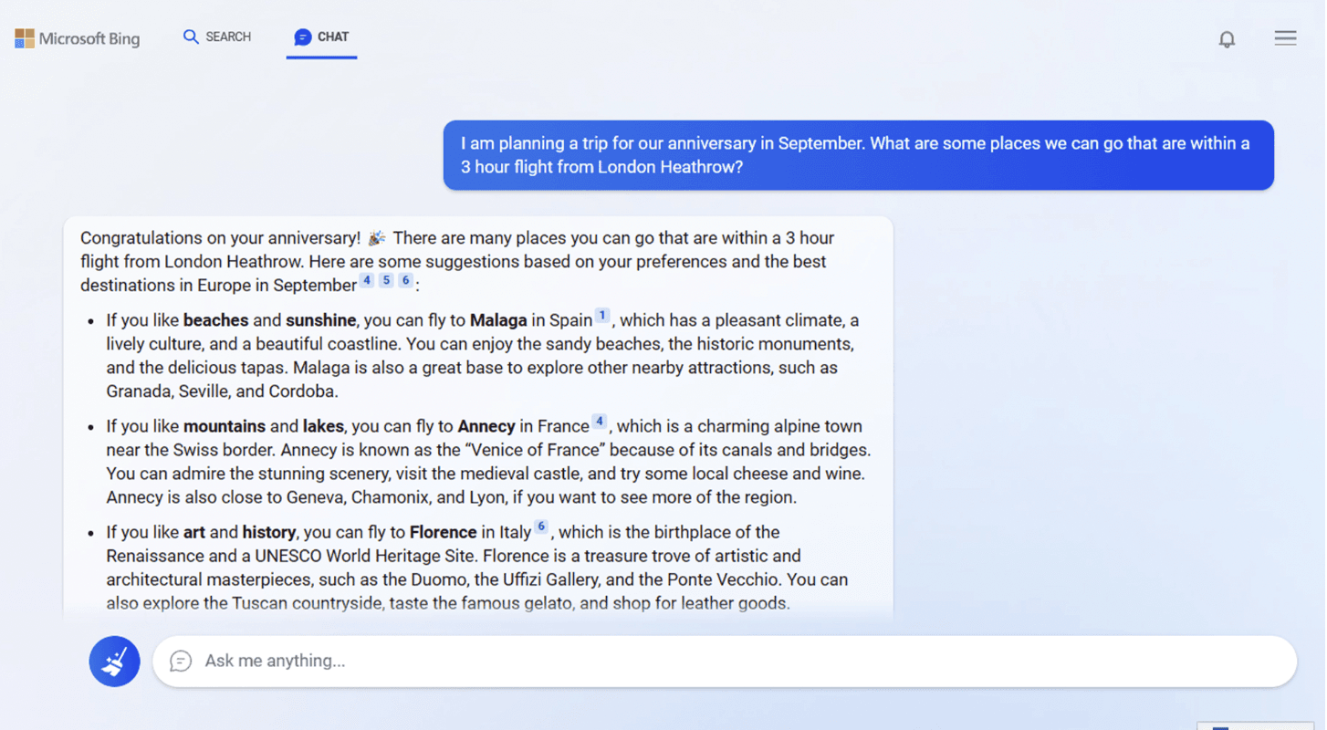 ChatGPT Alternative in 2023 - Bing