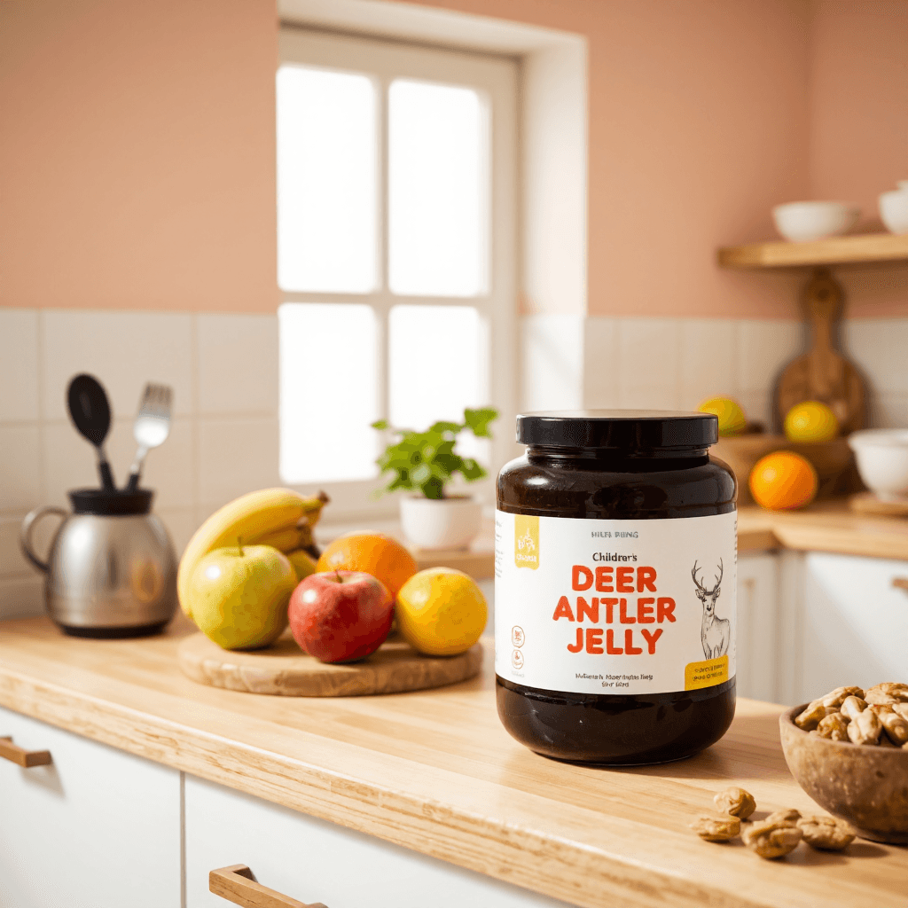 product photography of children's deer antler jelly