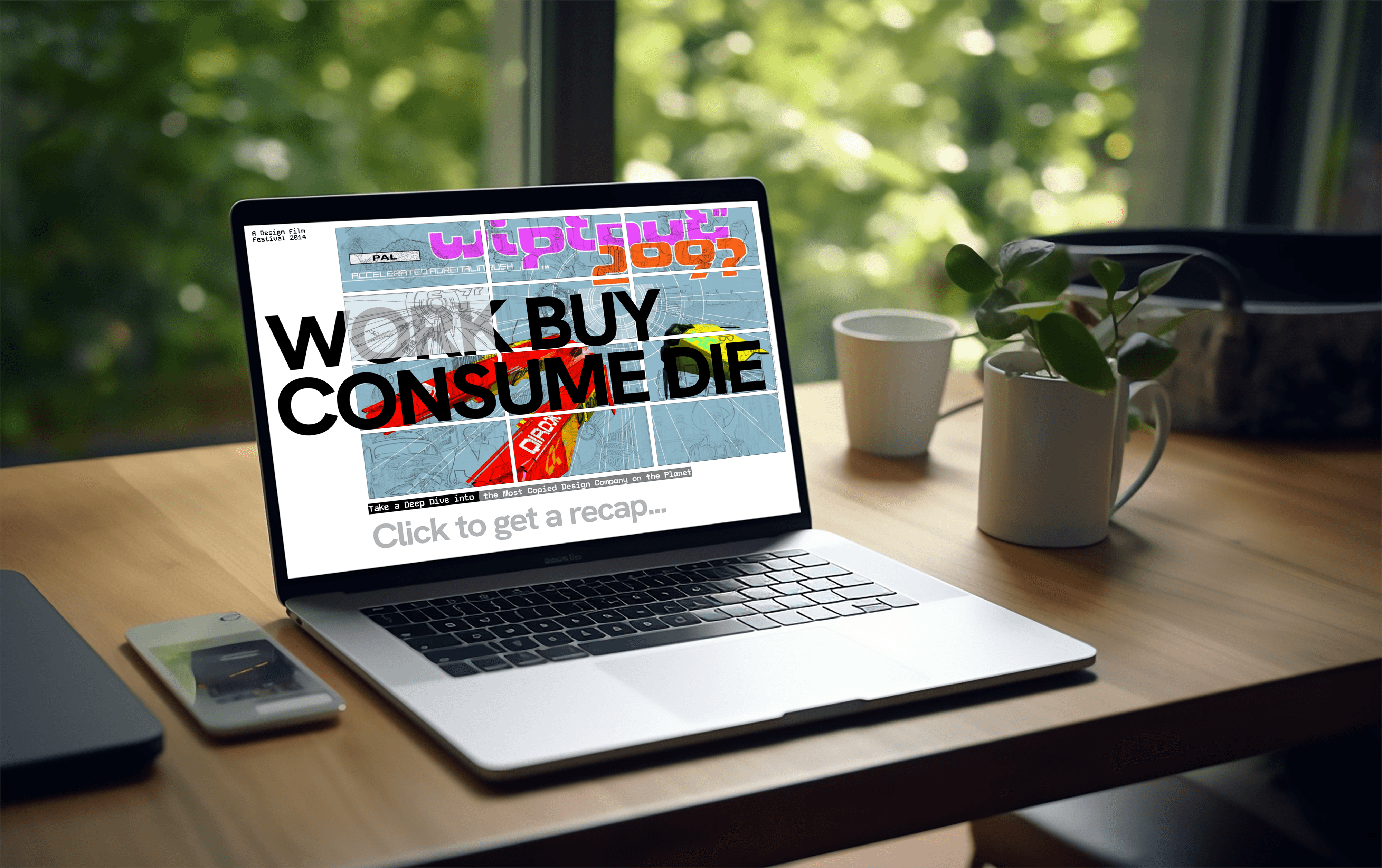 Futuristic shot of a male on o motorbike