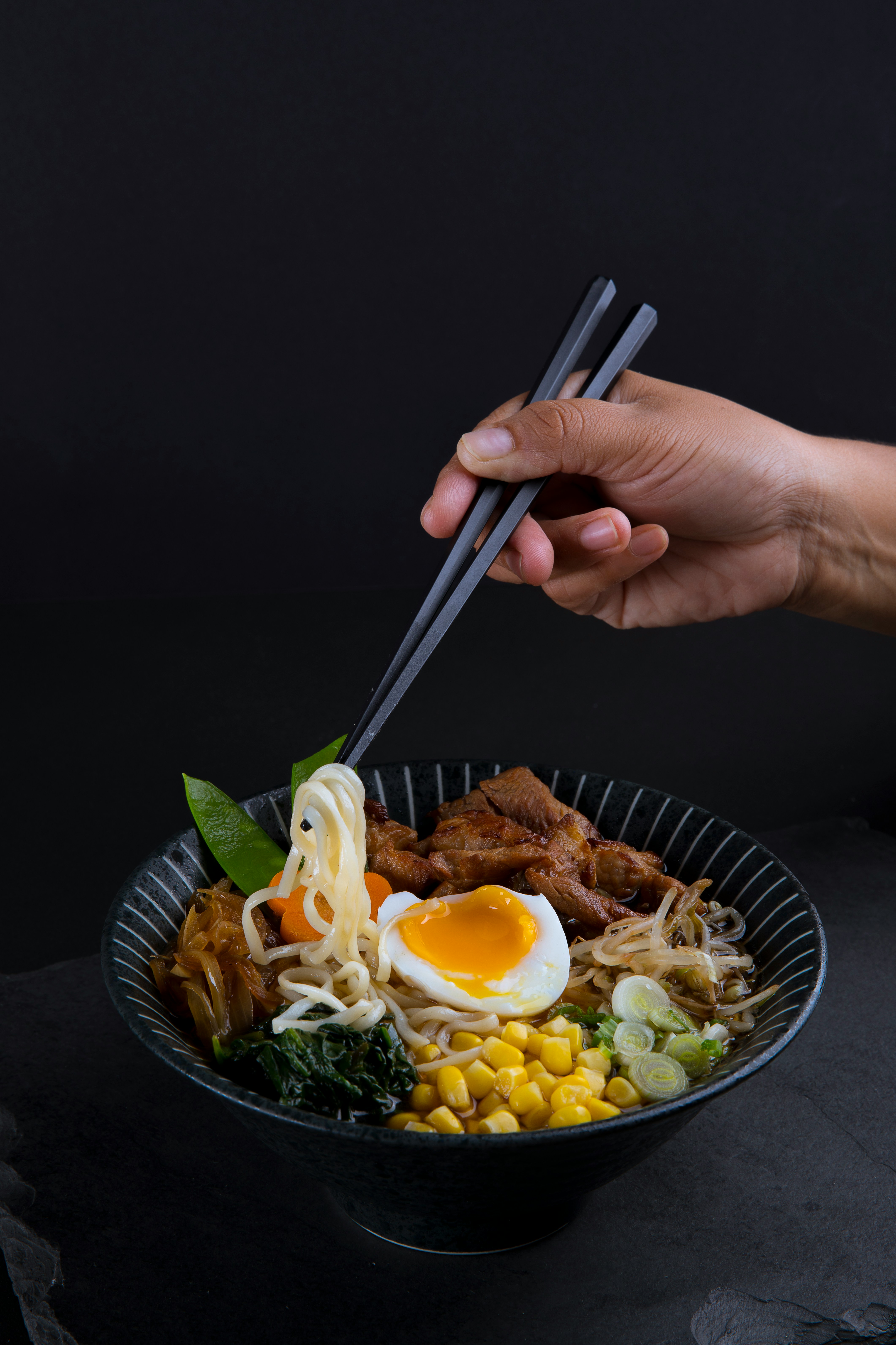 pasta dish on white ceramic bowl