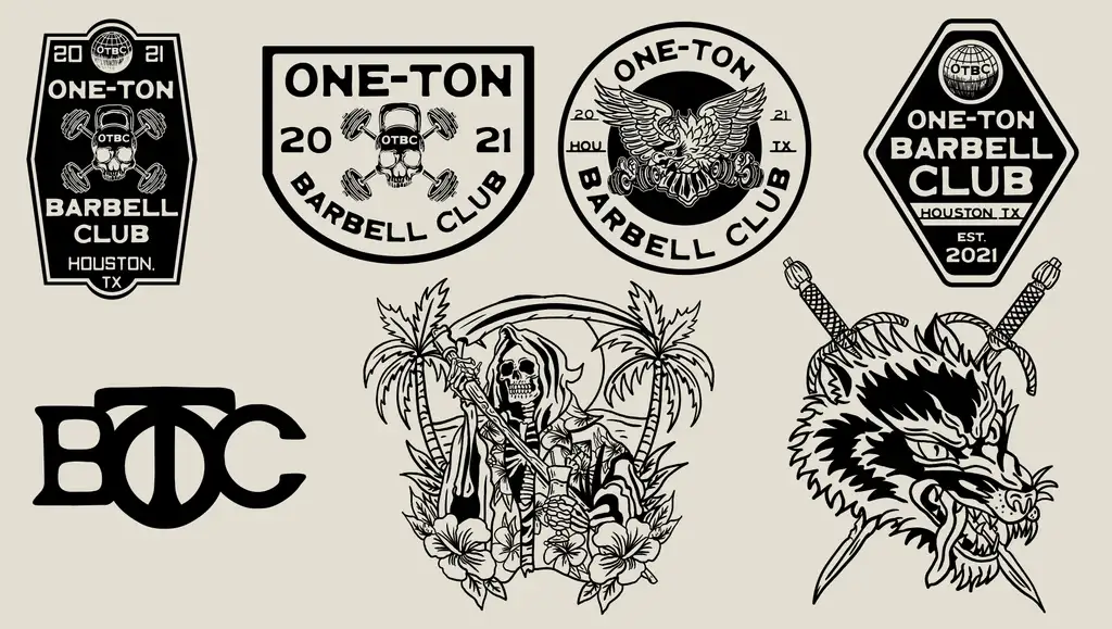 One-Ton Barbell Club Brand Kit