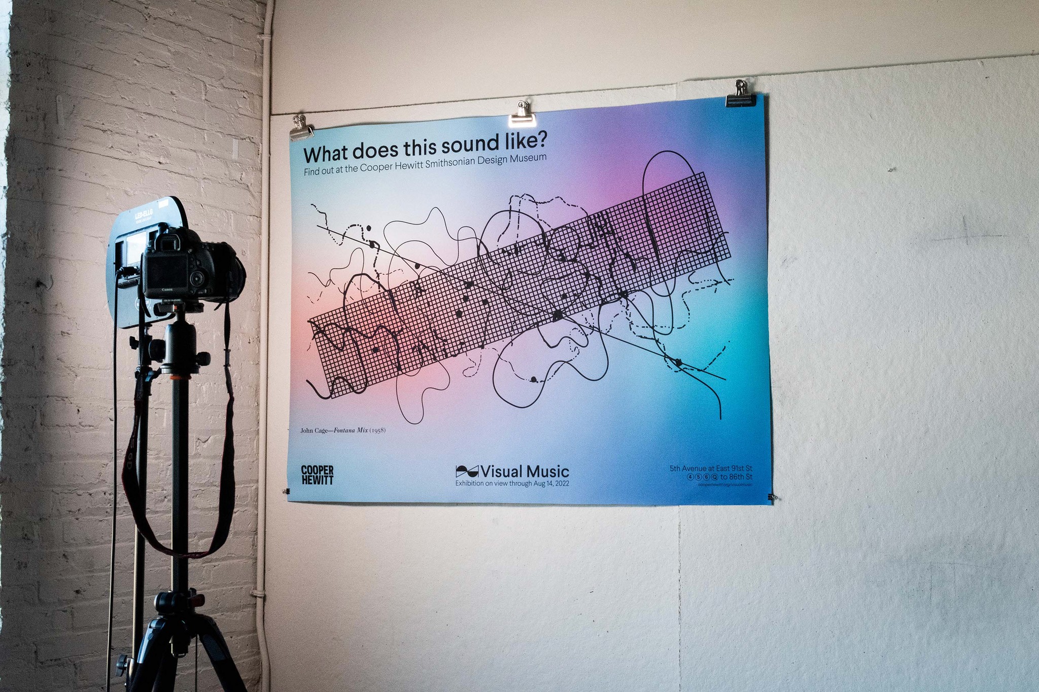 Visual Music John Cage poster