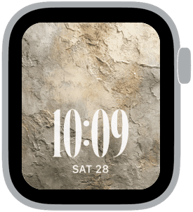 stone wash Apple Watch face preview 2 featuring modern.