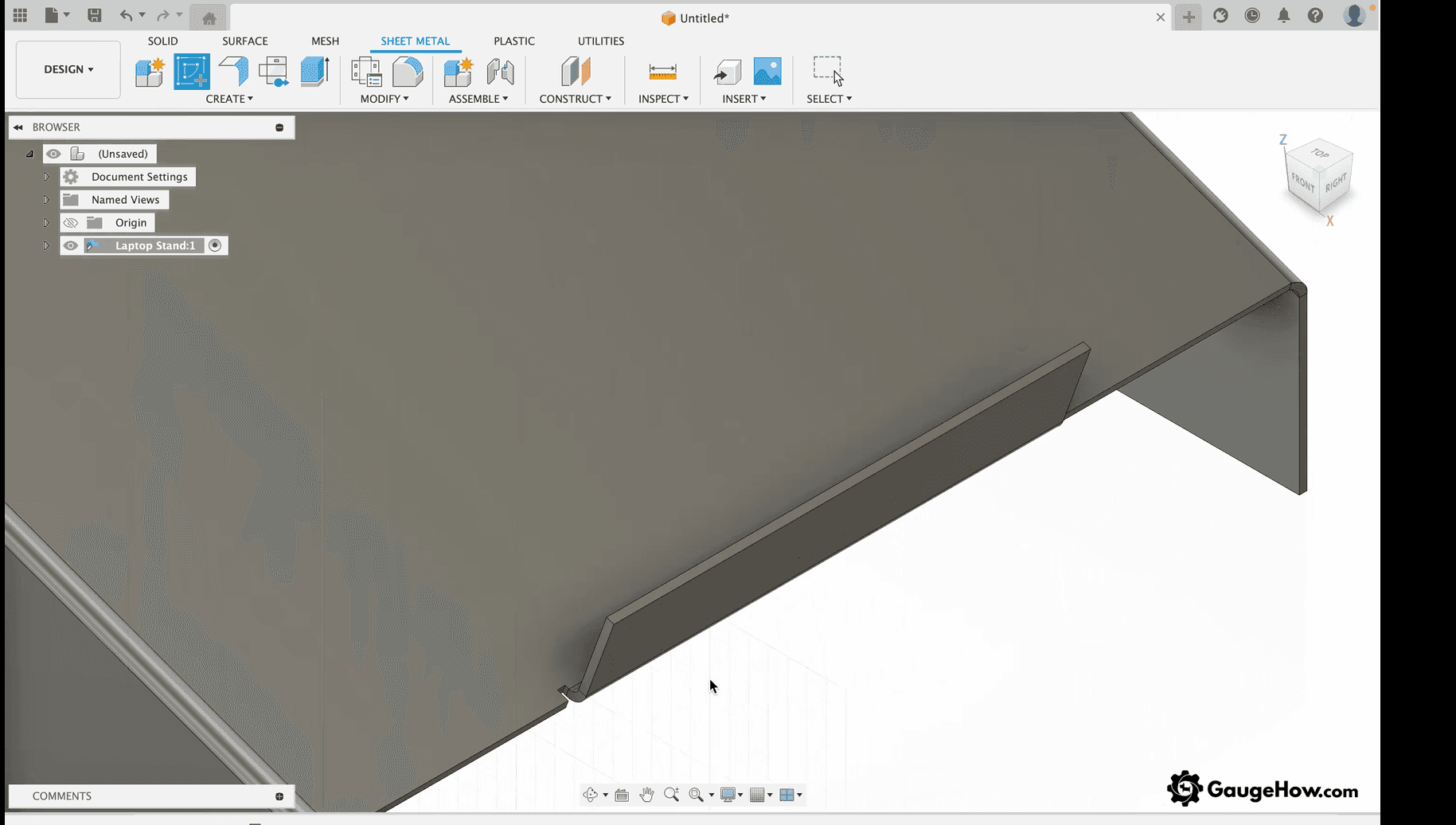 Fusion 360 sheet metal