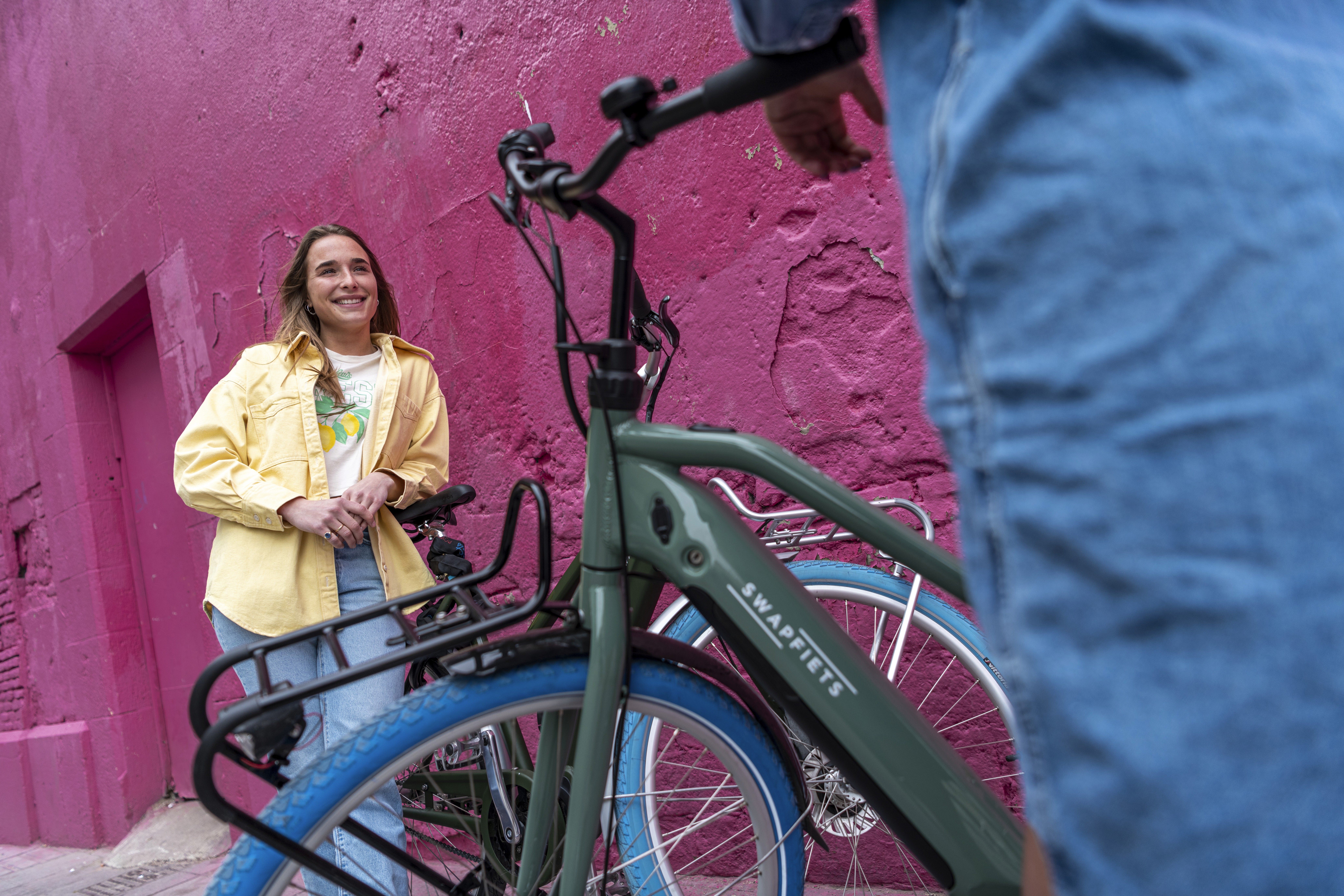 girl with a bike