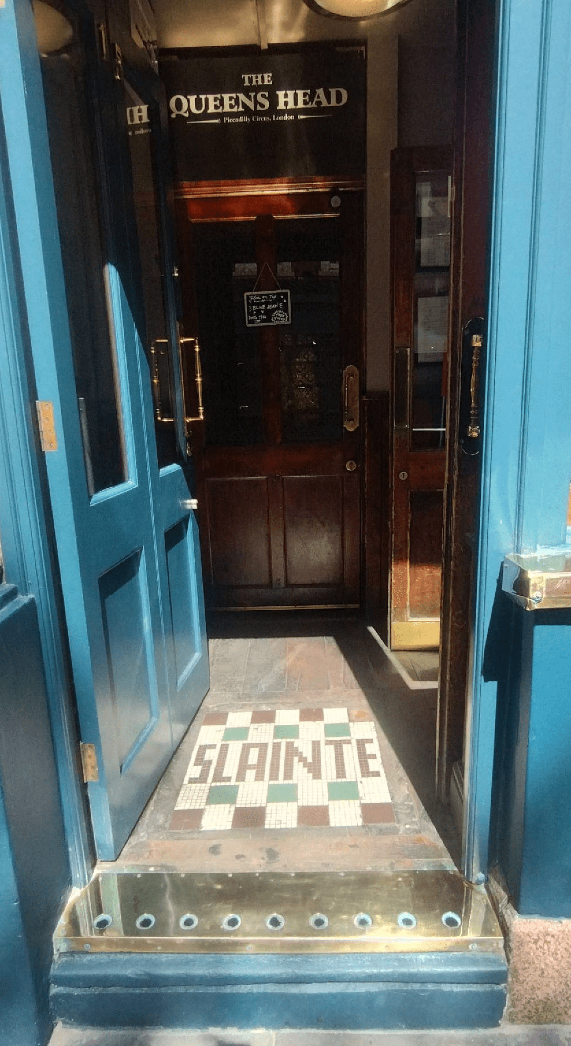 View of a doorway with double doors