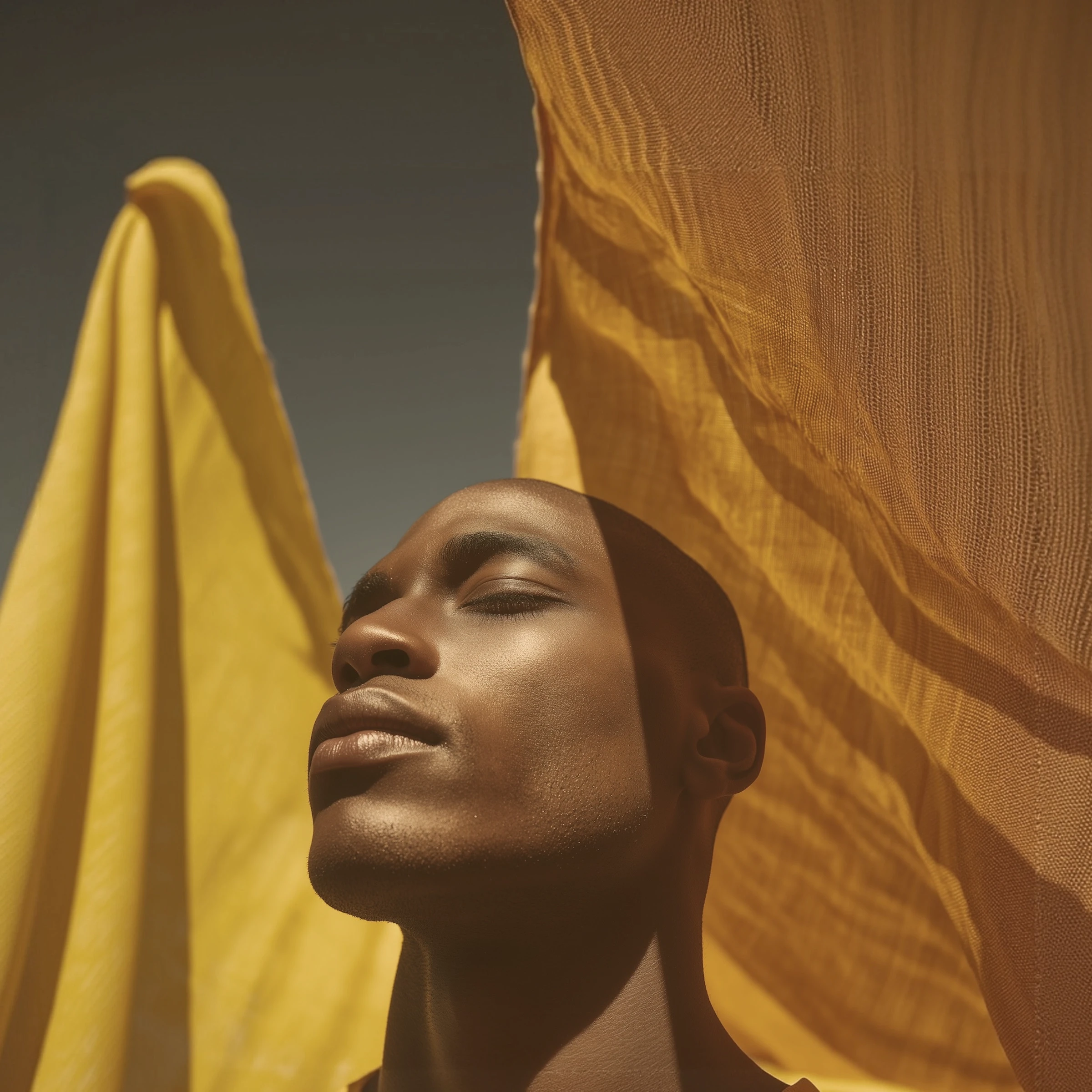 Sunlit Portrait Close-Up