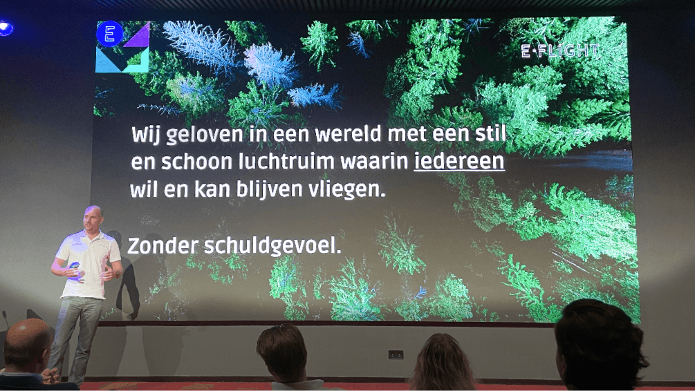 Presentatie elektrisch vliegen