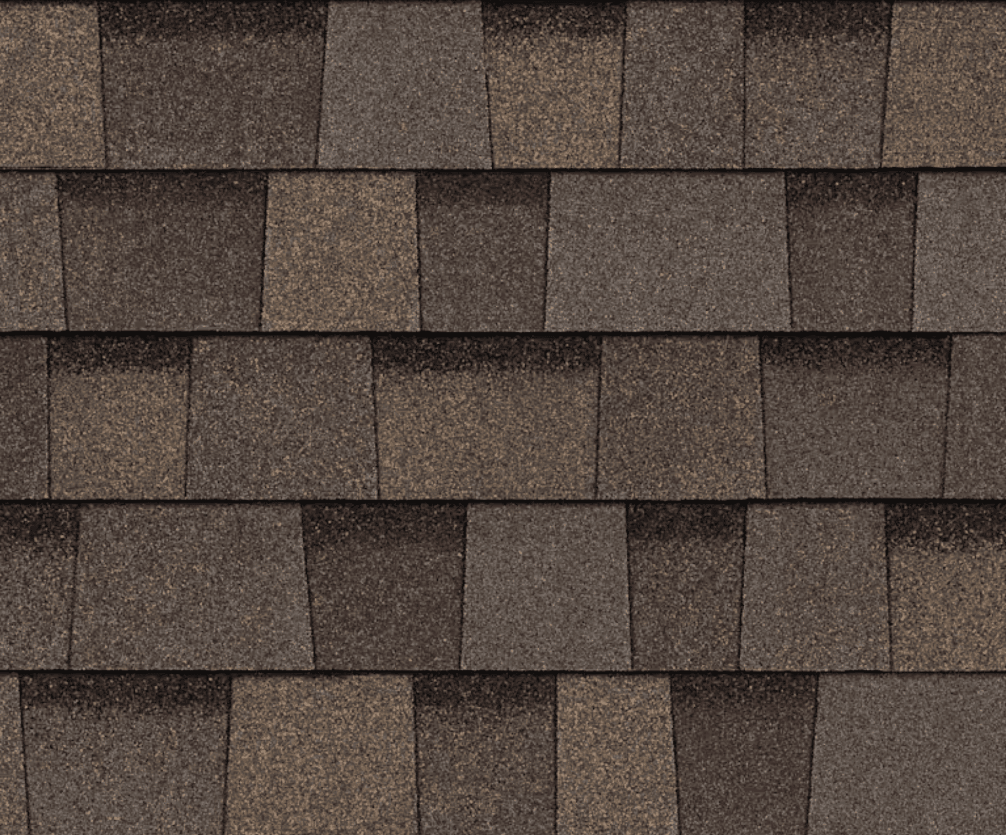 Full-bleed swatch image of Owens Corning TruDefinition Duration shingles in Teak color.