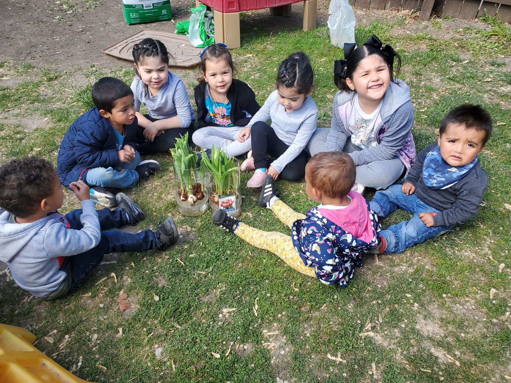 Children sitting down