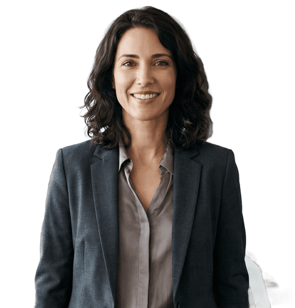 A smilintg girl holding books (Background Removed)