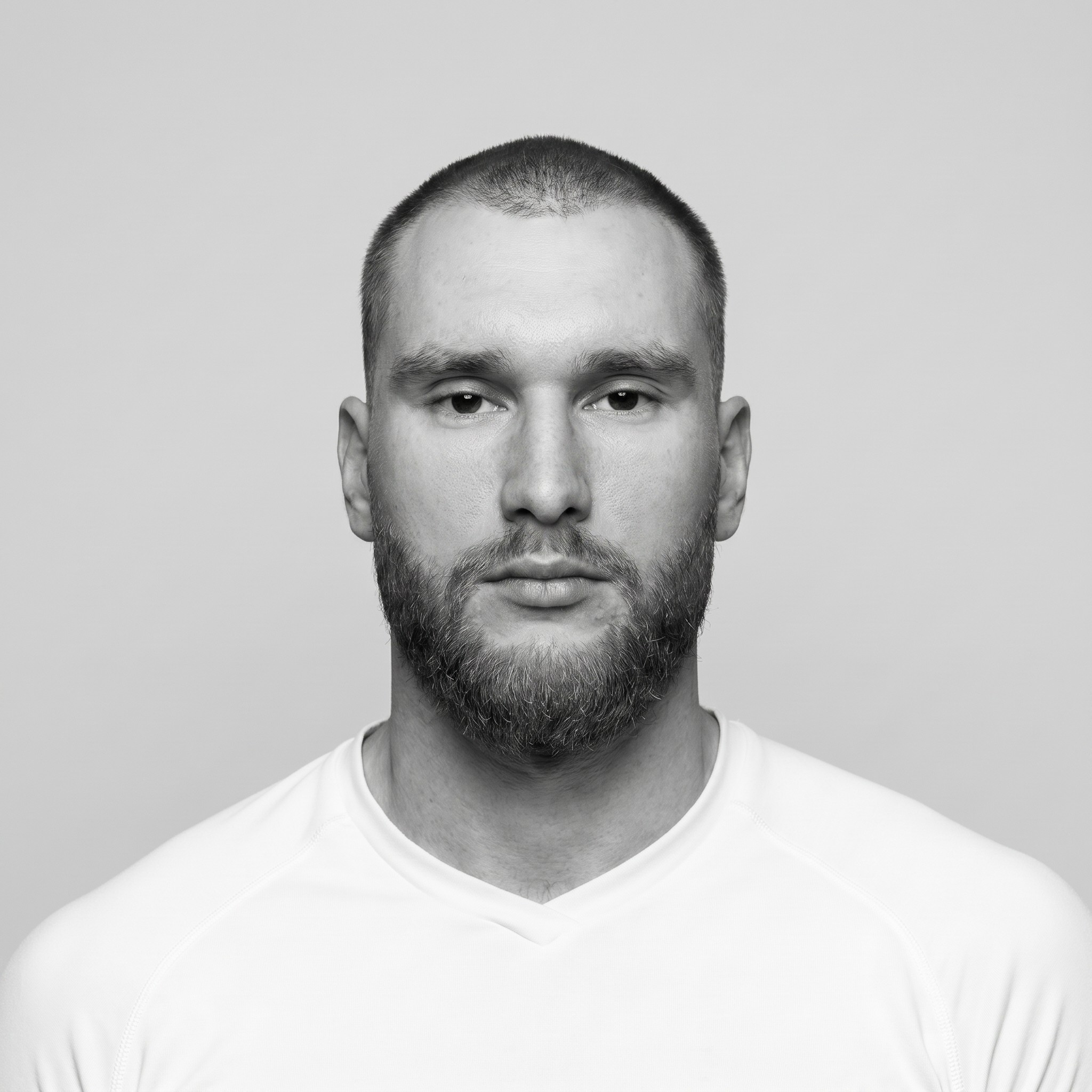 Portrait of portfolio creator – front view