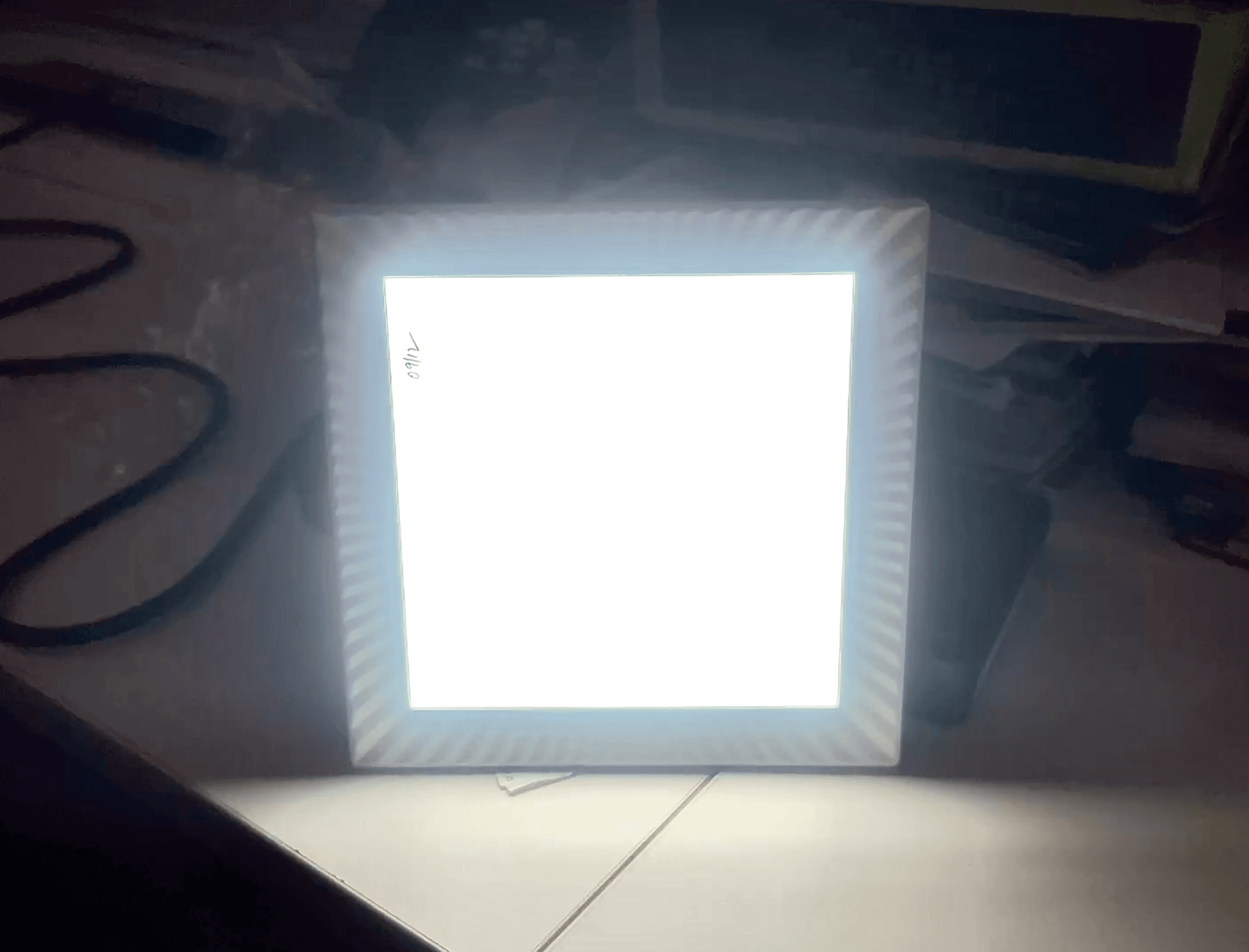 N100 prototype - light quality testing prior to launch.