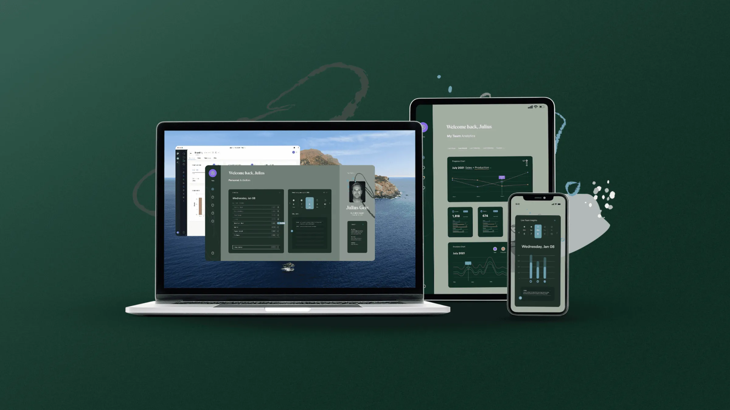MUA wellness brand identity & app design — image 5 by GRNHS