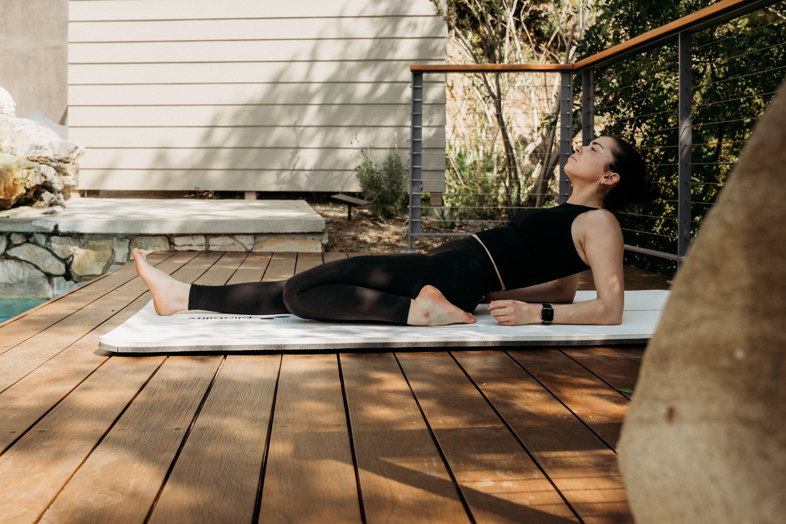 Girl Stretching - Glute Stretch