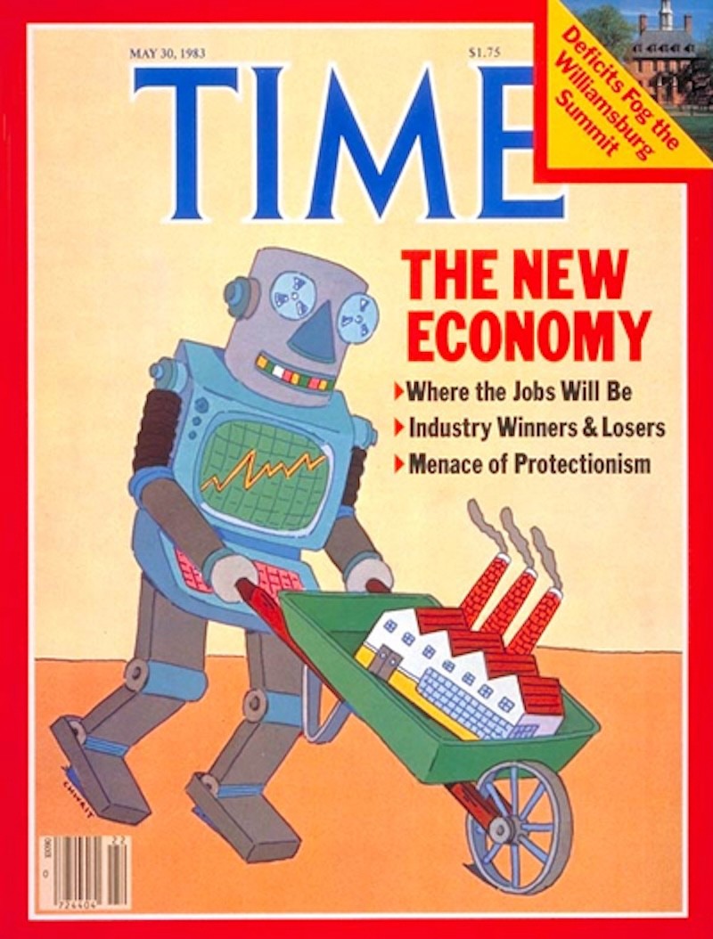 Photo: TIME Magazine Cover - The New Economy - May 30, 1983