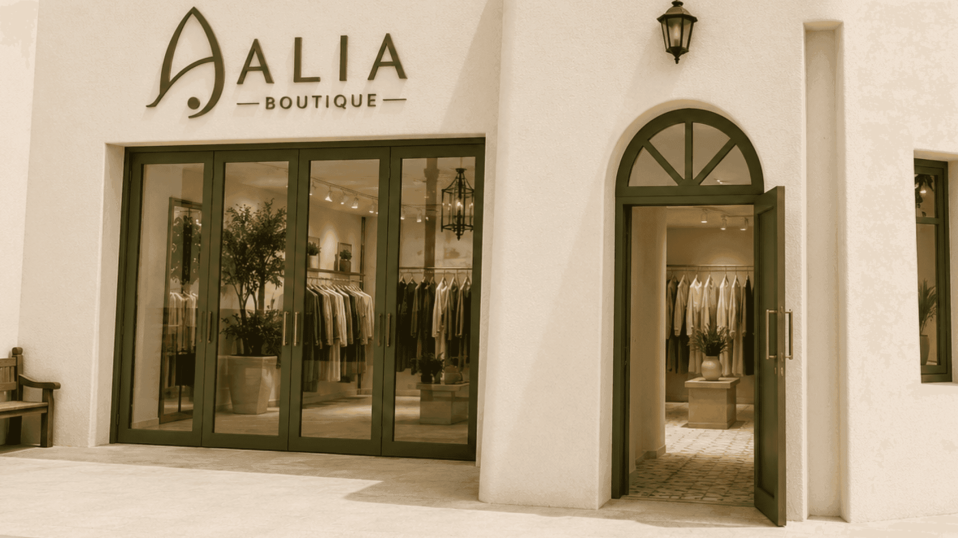 تصميم الهوية البصرية لـ Alia Boutique