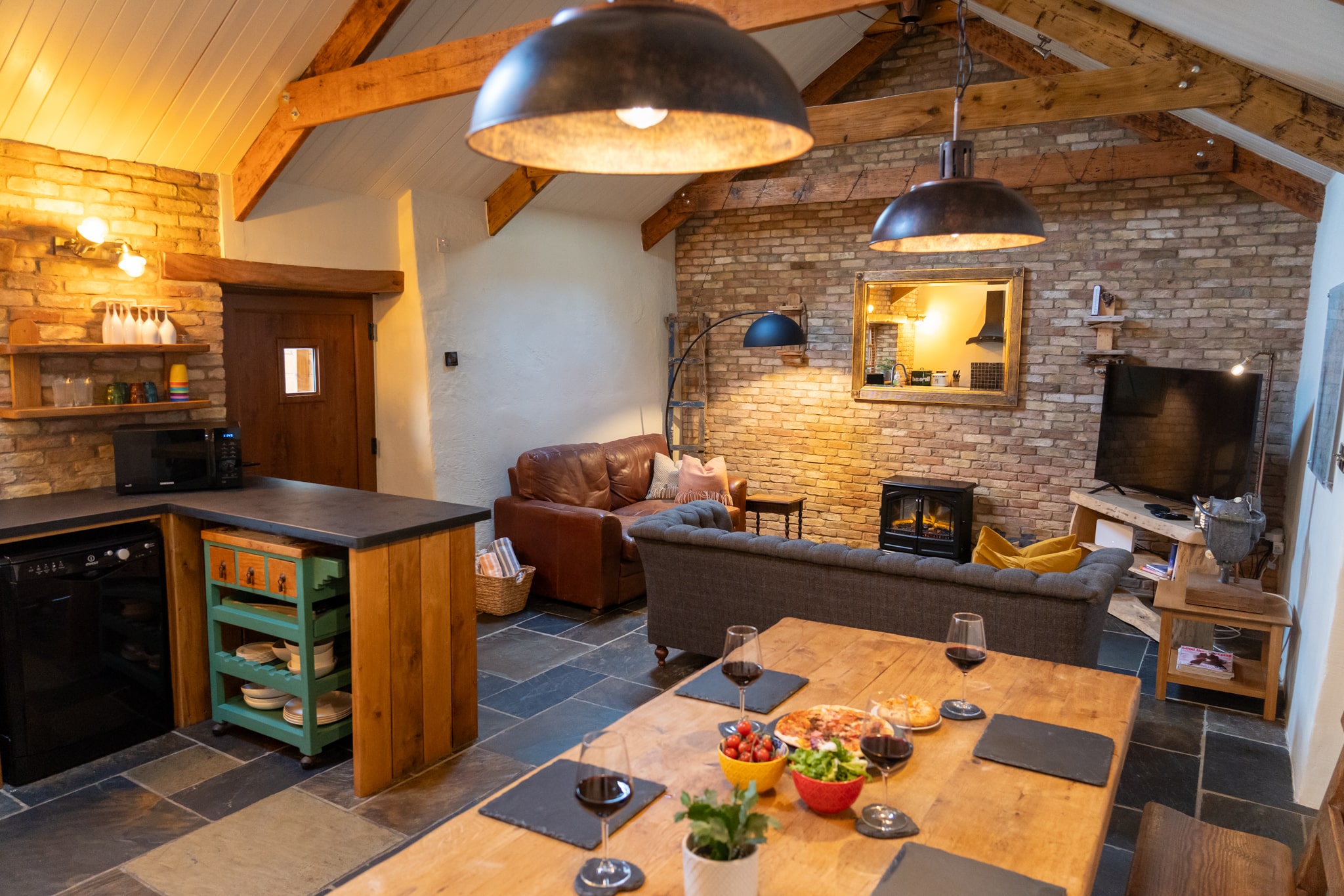 Lavender Glamping Bathroom