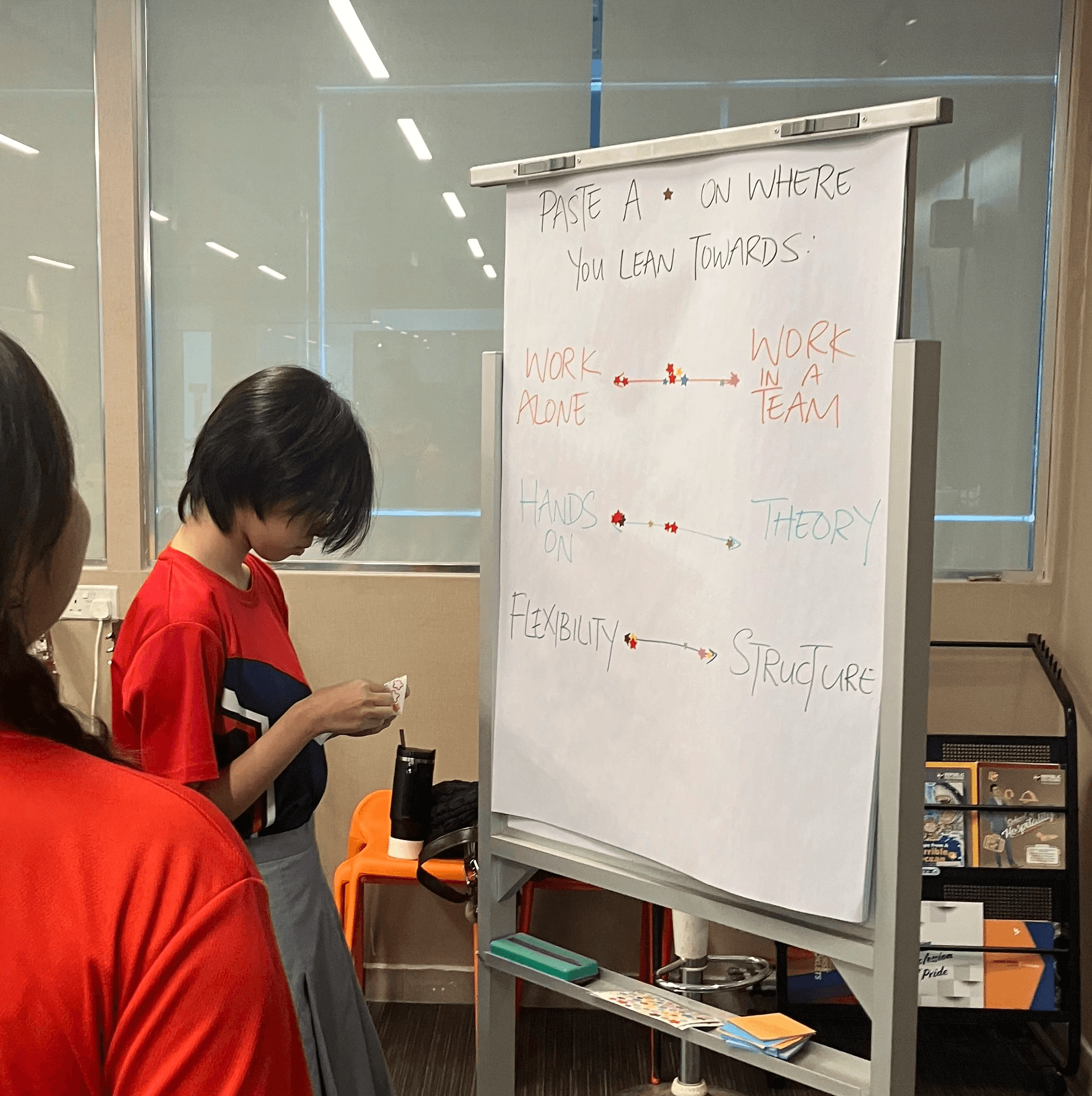 Close-up of a tree stump showing growth rings and a textured brown wood surface.
