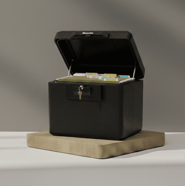 Group of black plastic security seals with unique identification numbers for tracking and securing containers.