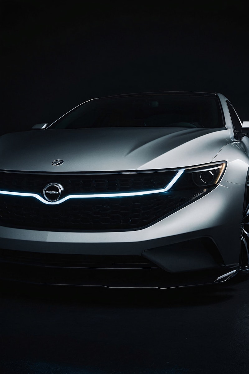 silhouette of sports car on park during sunset