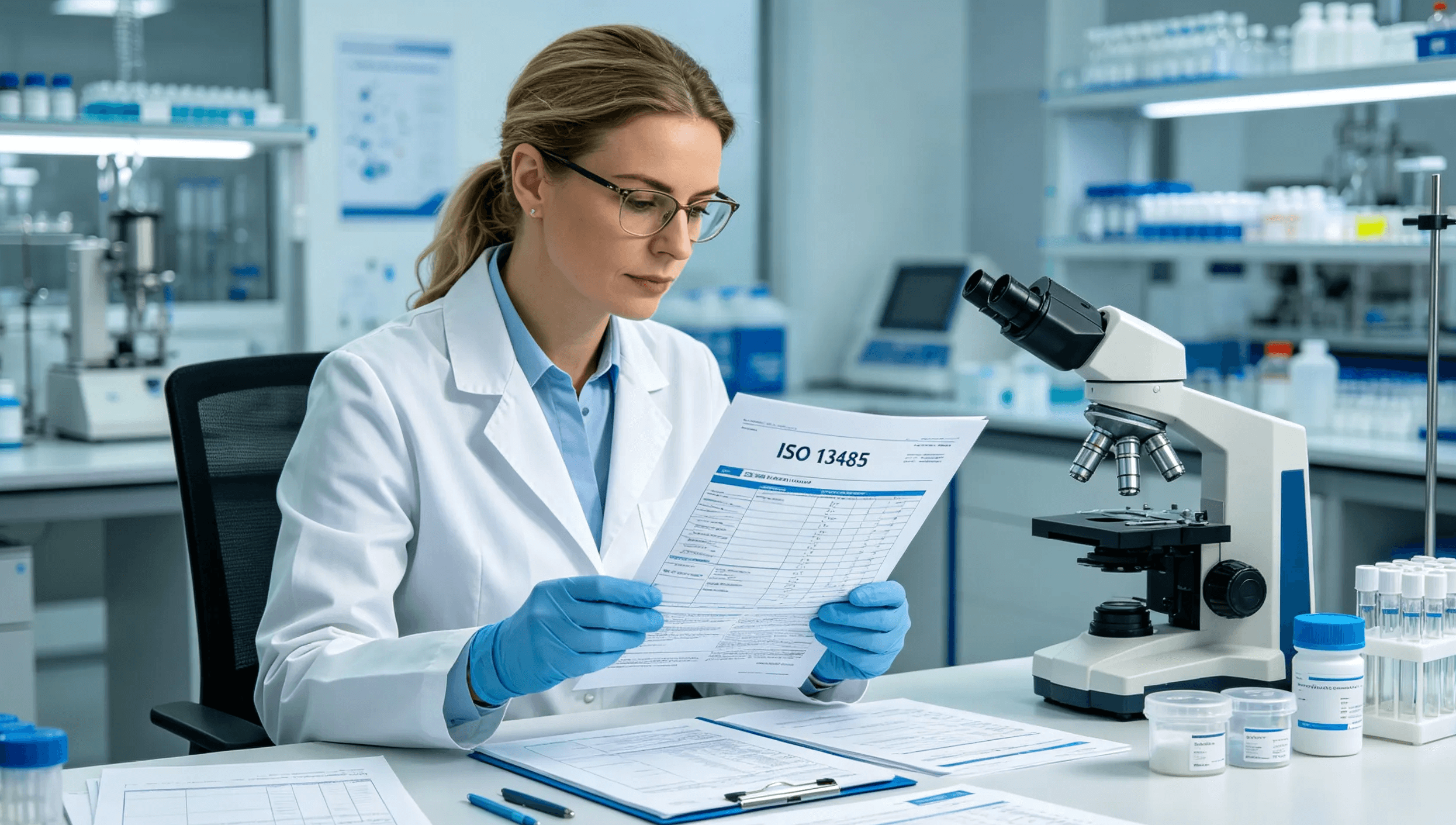 ISO 13485 quality documentation for injectable aesthetic products