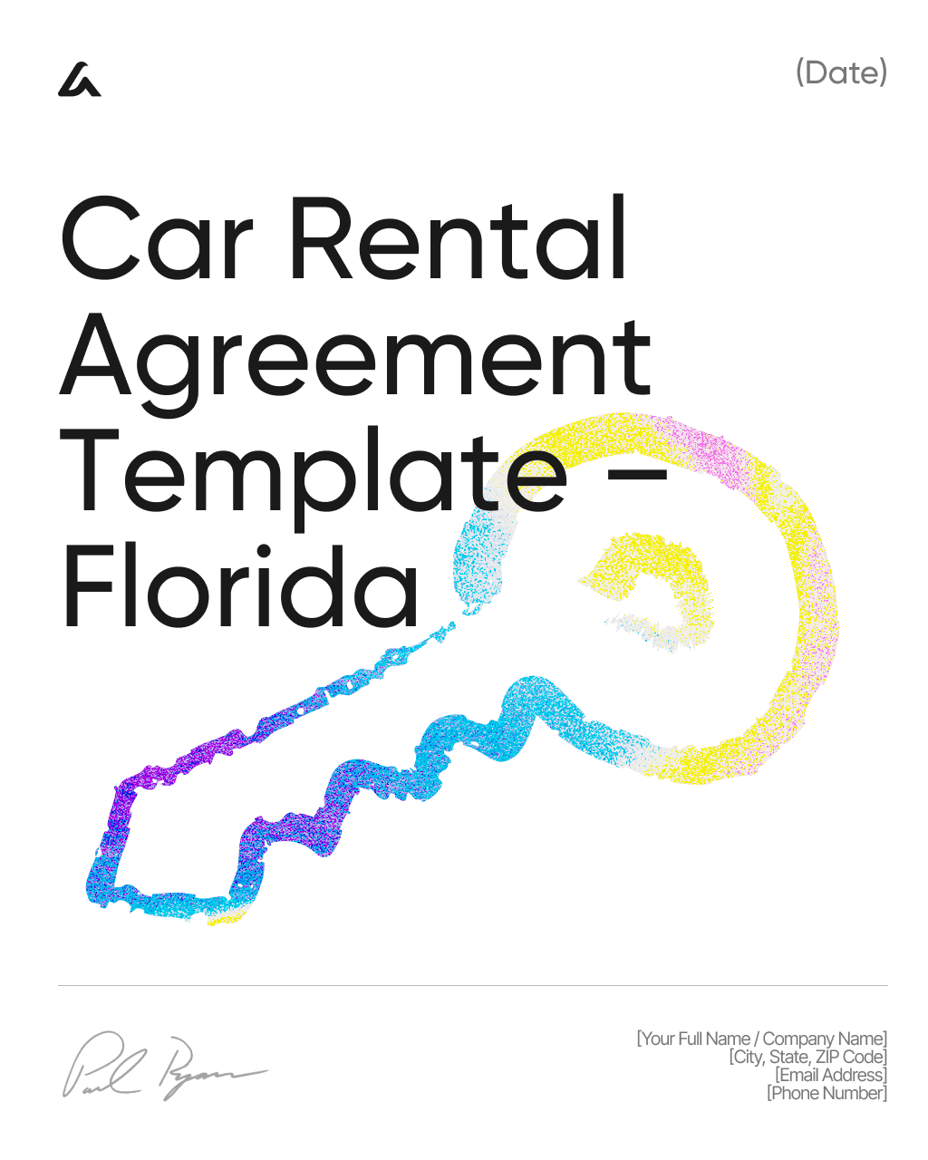 Car Rental Agreement Template – Florida