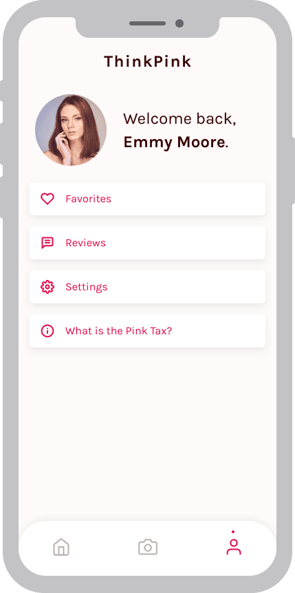 Mockup of capsule home page
