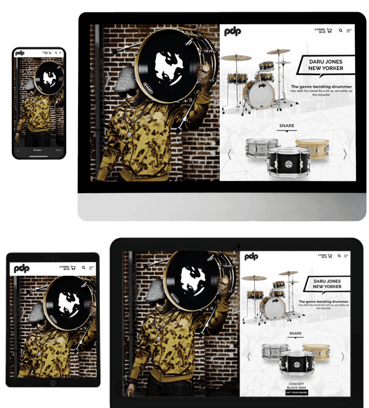 PDP Responsive Website