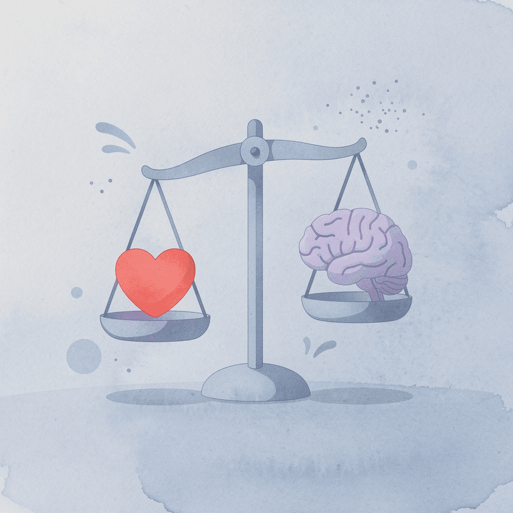  Balance scale representing curriculum trade-offs