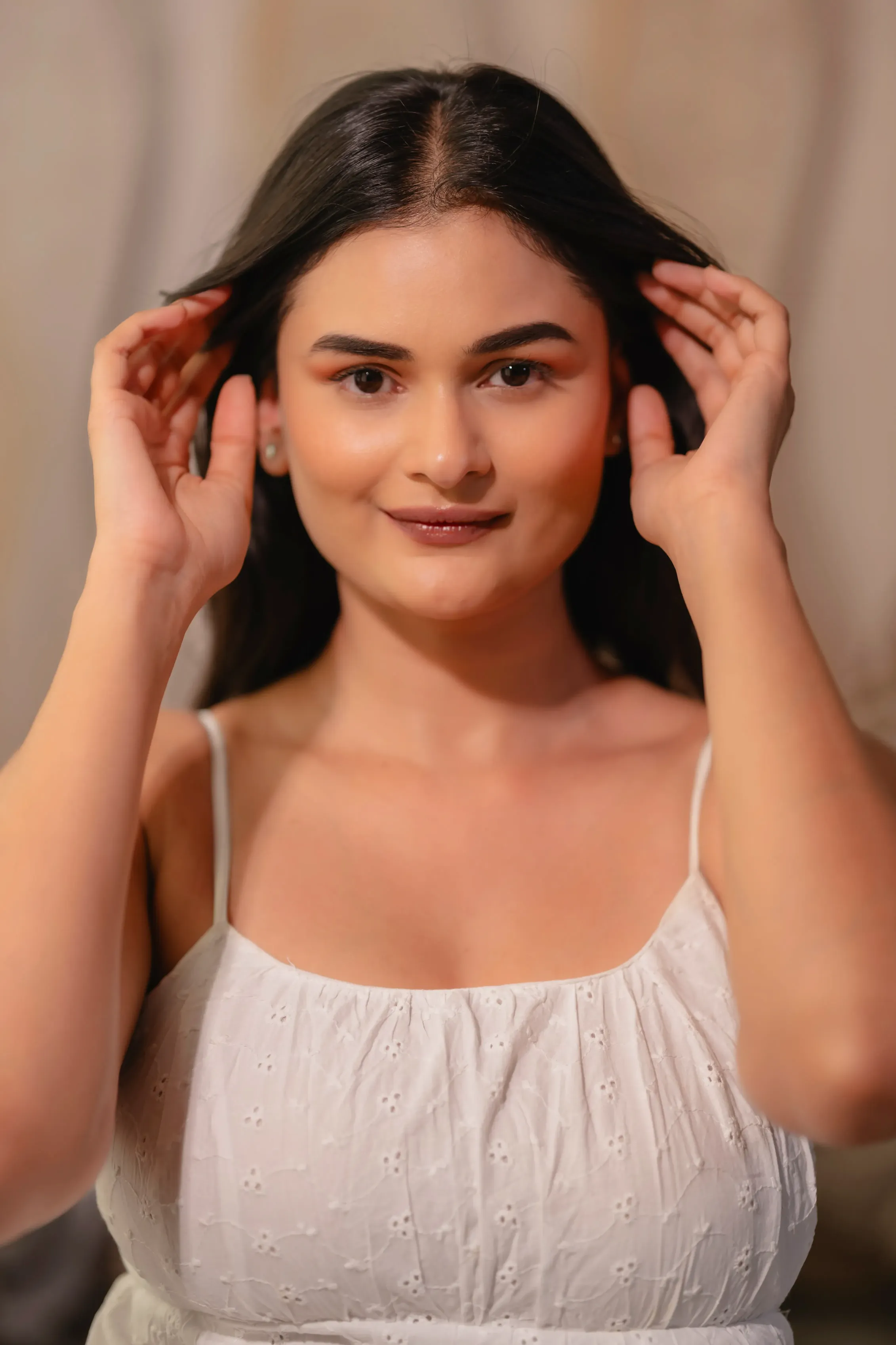 Woman highlighting Bionii daily care essential