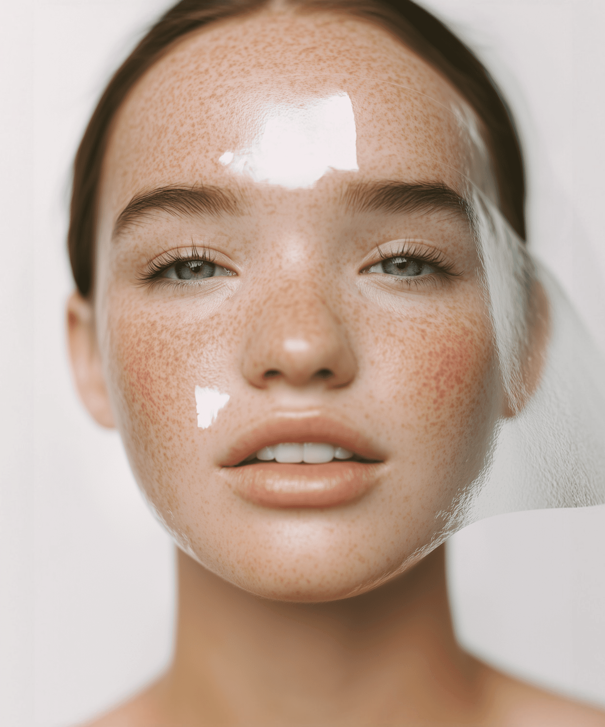 Abstract visualization of neural skin mapping and diagnostic data analysis.