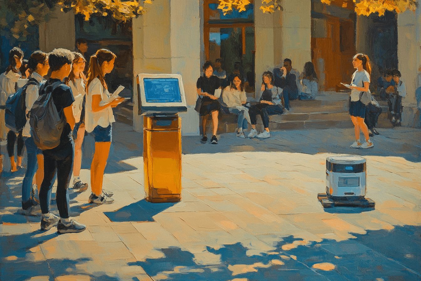 Portrait of portfolio creator – back view