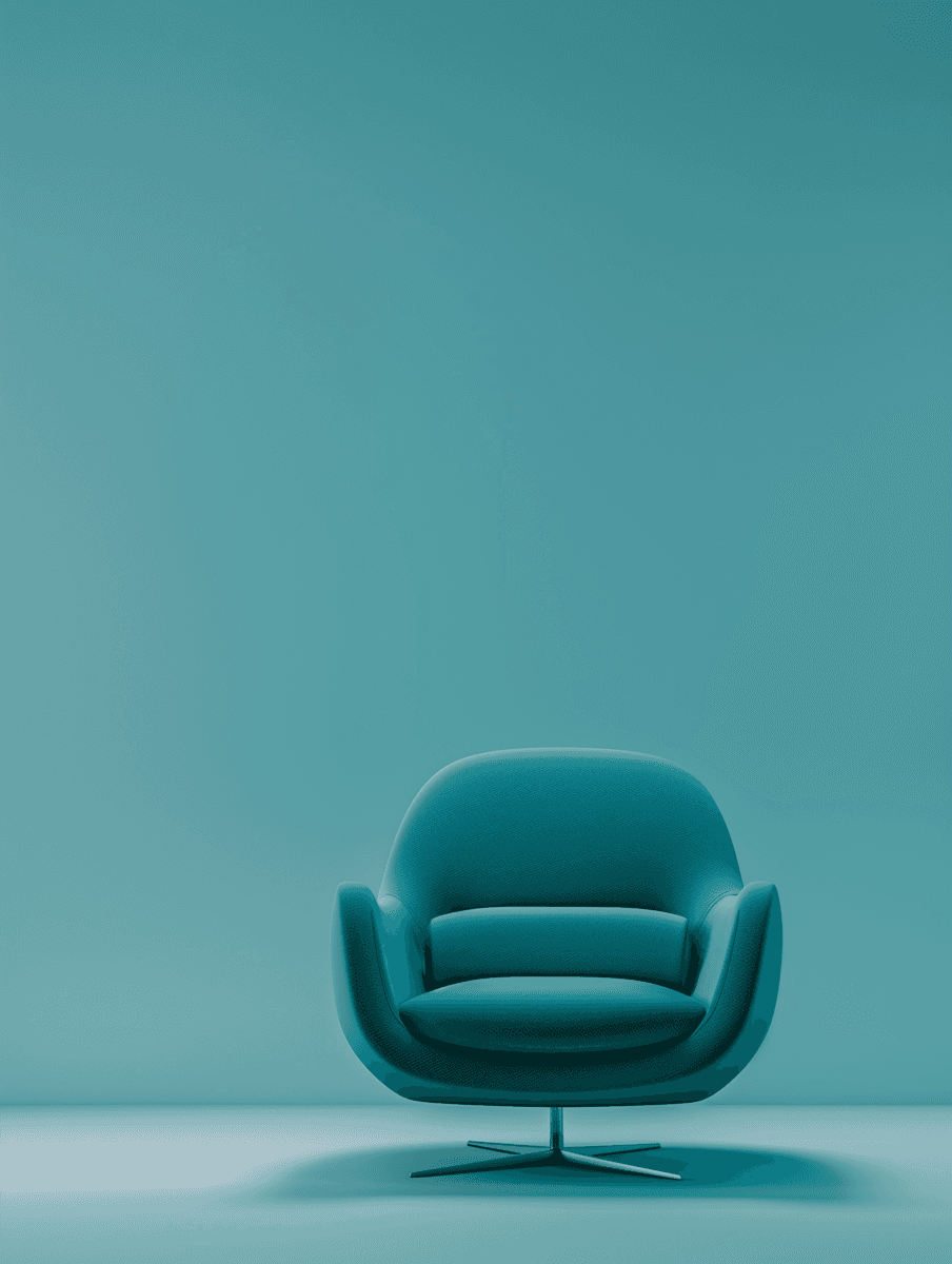 Close-up of a green palm leaf with intricate veining and texture, showcasing rich shades of green.