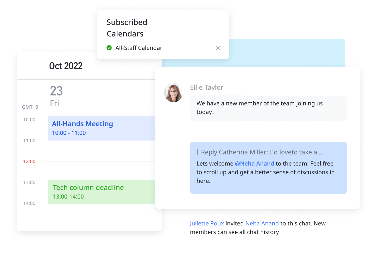 interface of Lark recruitment system