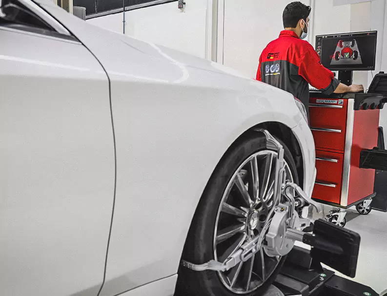 A man working on laptop