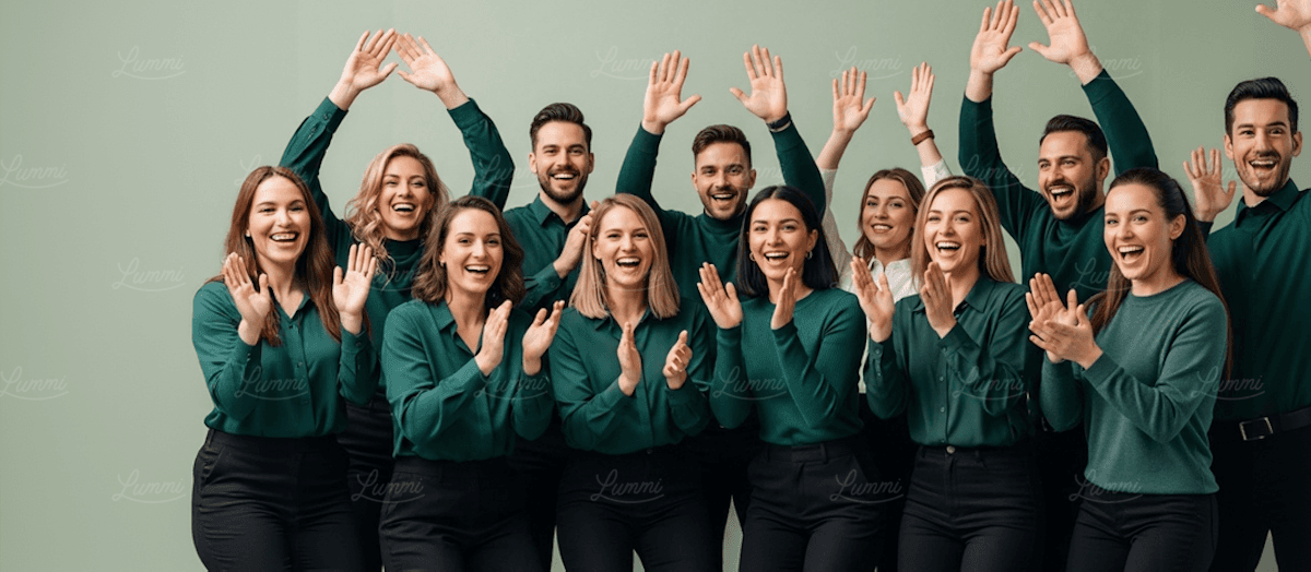 black headphones on white table