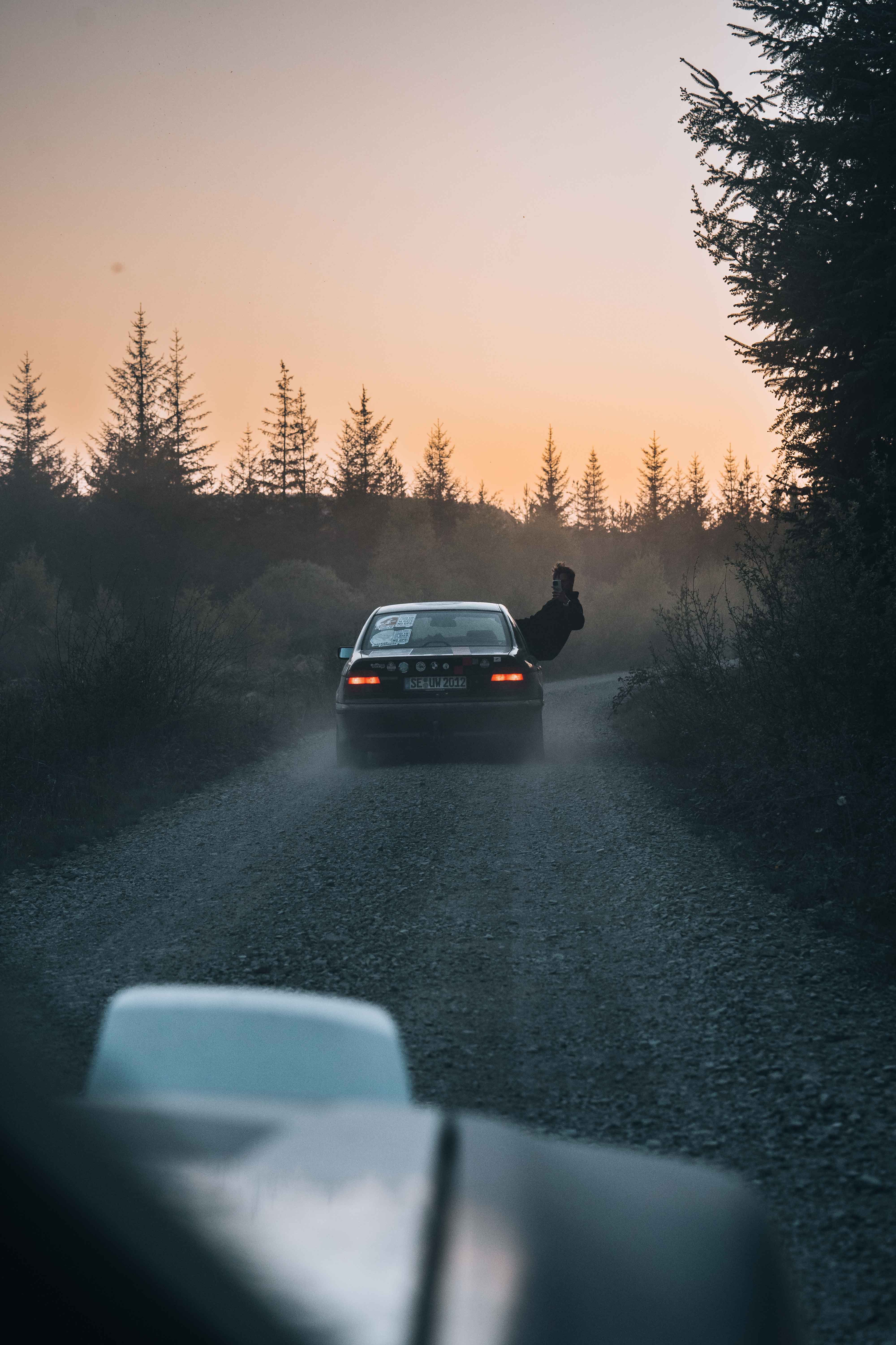 Lone acacia tree standing in the middle of AlUla’s desert plain beneath a soft blue sky.
