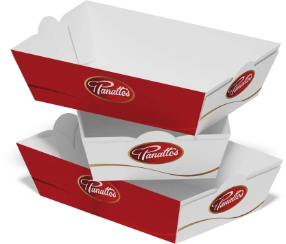 barca para petiscos e porções